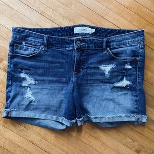 Torrid denim shorts size 16
